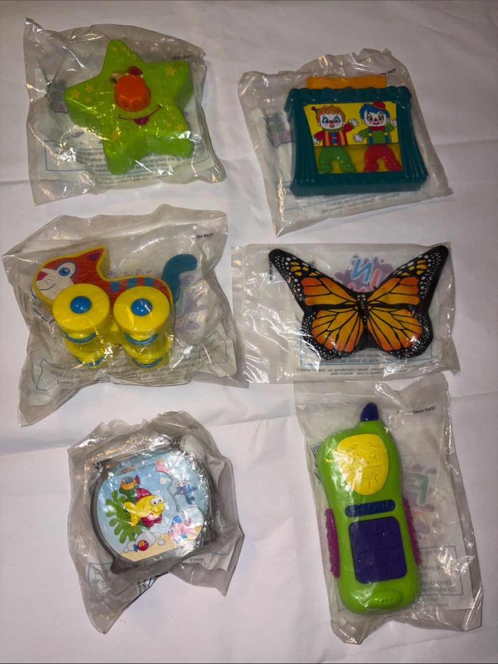 Wendy’s Fun Toys Bundle Lot - Assorted White Packaging